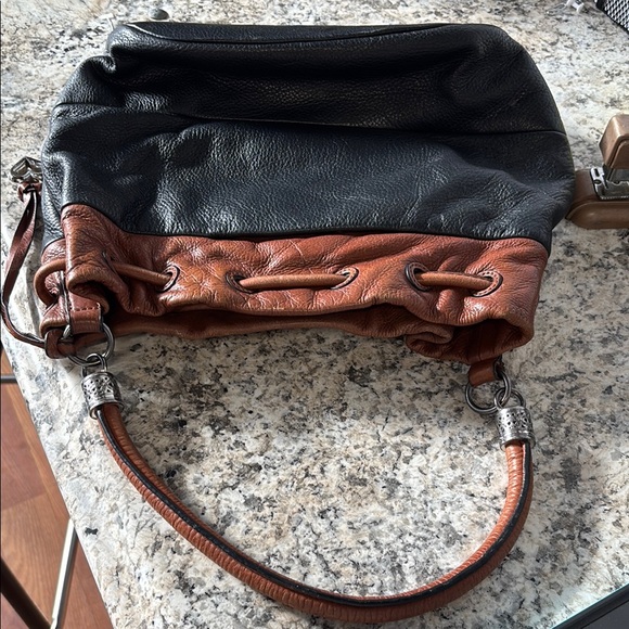 Brighton two tone Leather Women's Bag - Picture 3 of 16